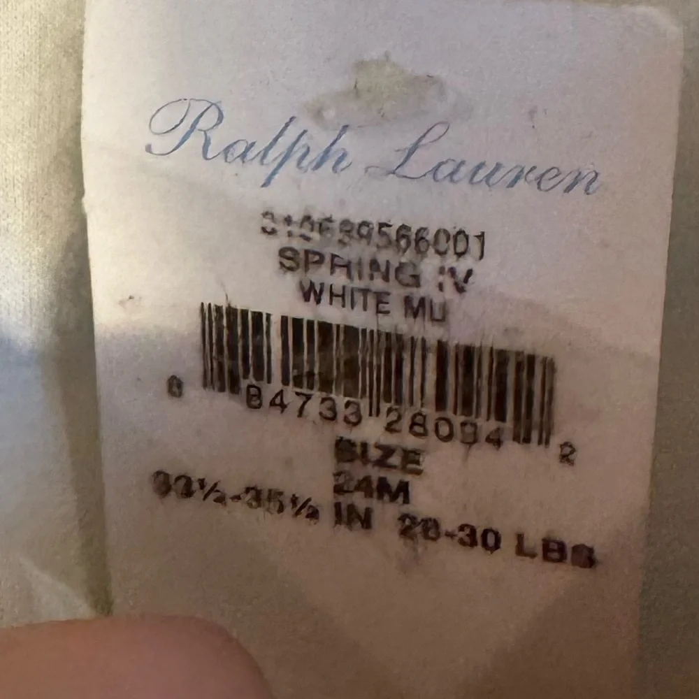 Ralph Lauren Multi-Color Striped Onsie Jumpsuit Snap Closure 24MOS NEW
